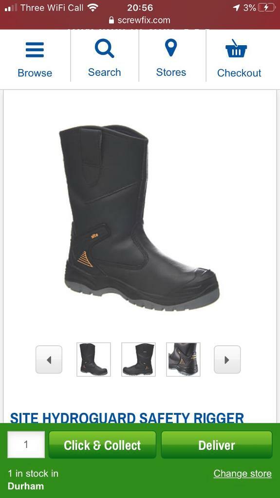 screwfix rigger boots